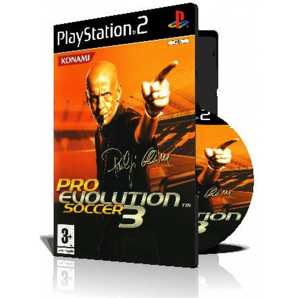 PES 3 - Pro Evolution Soccer 3 - Version FR Pour PS2 - Bon état, Complet